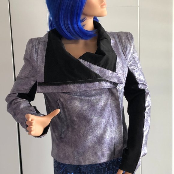 Metallic Moto jacket - Picture 1 of 15